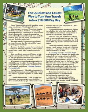 AWAI tours ad